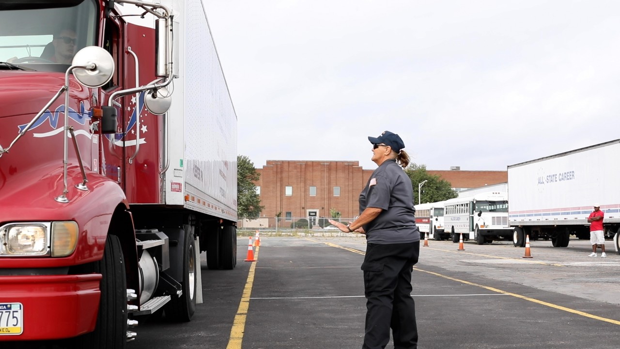 tractor trailer truck cab